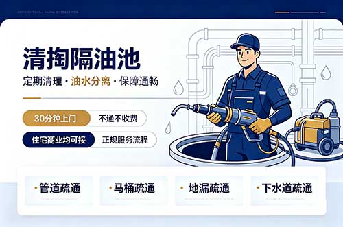 固镇清掏隔油池